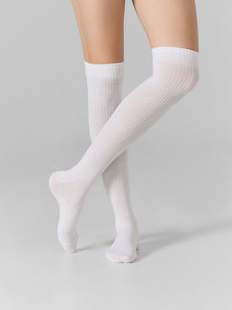 Цена за 5 пар! Гольфы женские белые - Mark formelle фото 2