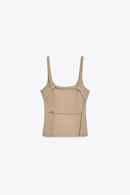 STRIPED OPEN-BACK TOP - Zara фото 15