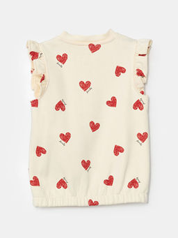 Bisiklet Yaka Bask?l? K?z Bebek Yelek - Waikiki фото 2