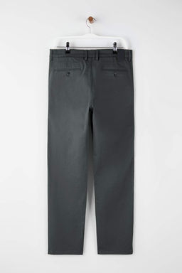 Olive Erkek Gabardin Dokulu Kumas Pantolon TMNAW26PL00026