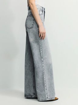 Джинсы wide leg с высокой посадкой / Zarina  фото 6