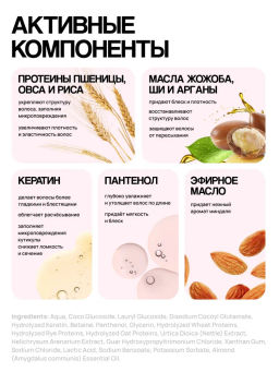 Кондиционер для волос Meela Meelo Миндаль-протеины пшеницы, 1 л