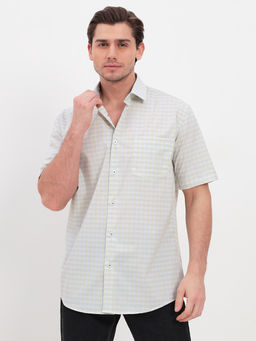 Сорочка мужская короткий рукав GREG 255/207/0222/1p STRETCH