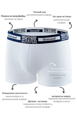 Мужские трусы BBM61 Белый