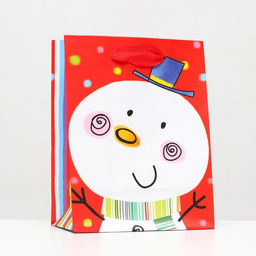 Цена за 12 шт. Пакет ламинированный Снеговичок 11,5 х 14,5 х 6 см - Simaland фото 5