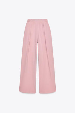 WASHED-EFFECT INTERLOCK TROUSERS - Zara фото 20