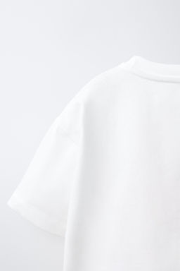 CAMISETA ESTAMPADO FLOR / Blanco - Zara фото 4