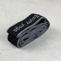 Ремень эластичный для йоги Woohooo Yoga Belt / 8 петель/ серый / уп 50 - ГалеонТрейд фото 6