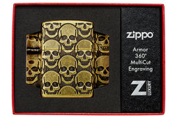 Зажигалка ZIPPO Armor® Ухмыляющиеся черепушки | Cackling Cranium 46302  фото 9