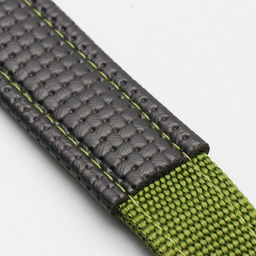 Ошейник Комфорт комбинированный, 58 х 3 см, ОШ 45-52 см, тёмно-зелёный - Пижон фото 5