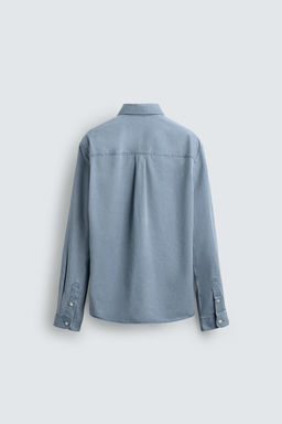 FLOWING WASHED SHIRT - Zara фото 18