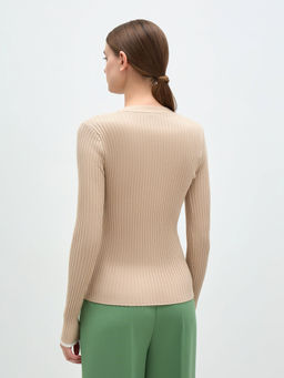 Conso/KPL 240728 - beige/milk Кардиган женский