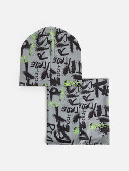 ACOOLA / Набор детский (шапка и шарф) Lampas разноцветный фото 2