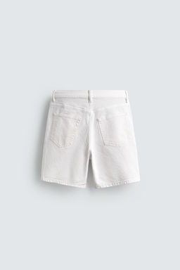 BERMUDA DENIM REGULAR FIT / Blanco roto - Zara фото 8