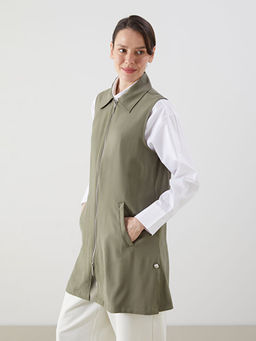 Ceket Yaka Kad?n Klasik Yelek