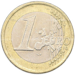 Монета 1 евро 2001 года Испания