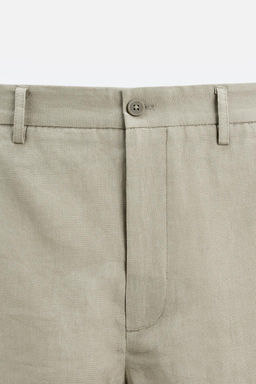 100% LINEN BERMUDA SHORTS - Zara фото 26
