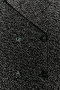 SOFT DOUBLE-BREASTED SHORT COAT - Zara фото 9