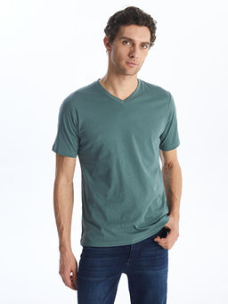 V Yaka K?sa Kollu Erkek Ti??rt