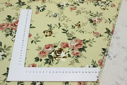 Ткань интерьерная Рауза цв.бл.оливково-бежевый, ш.1.48м, хл-80%, п/э-20%, 265гр/м.кв - Купава фото 5