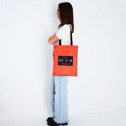 Сумка шопер «ШУМ» 35×0.5×40, без молнии, без подклада, красный