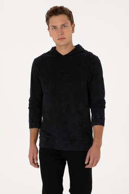 Erkek Siyah Sweatshirt
