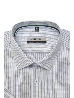 Сорочка мужская короткий рукав GREG 144/201/6137/Z/1p