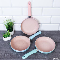 Сковорода порционная 16 см,ручка Soft Touch/ б/кр / RSD-47 /уп 100/724214 - Галеонтрейд фото 6