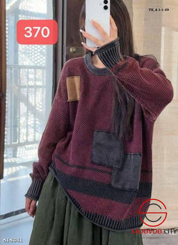 Женский винтажный хлопковый свитер - Bruno фото 2