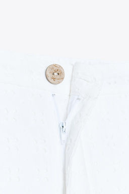 CULOTTE TROUSERS WITH CUTWORK EMBROIDERY - Zara фото 9