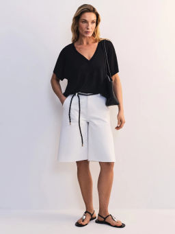 Полупрозрачная футболка прямого кроя ZR2605023423-50 / Zarina