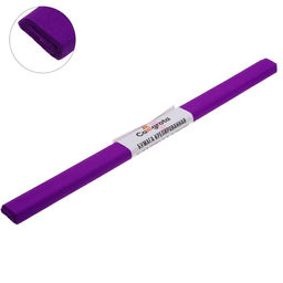 Цена за 10 шт. Бумага крепированная 50×200 см, в рулоне, 30 г/м², фиолетовая