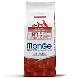 Monge Dog Speciality Puppy&Junior корм для щенков всех пород с ягненком и рисом 12 кг
