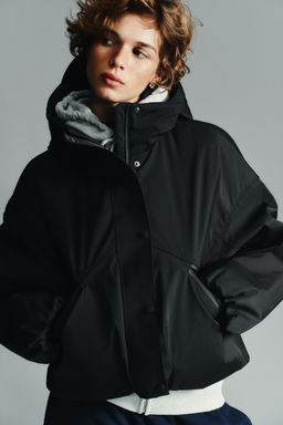 WATER-REPELLENT WINDPROOF HOODED JACKET - Zara фото 2