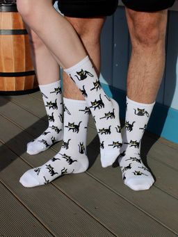 Носки р.35-40 TxT Кот с ножом - Krumpy фото 5