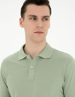Ye_il Slim Fit Basic Ti__rt - Pierre cardin фото 9