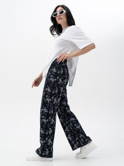 Брюки жен.арт.1135/1-5,черно-бирюзовые - Binita фото 2