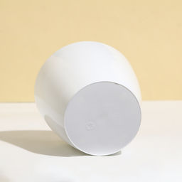 Цена за 3 шт. Кашпо для цветов, d=12.5 см, 1 л, пластик, белое