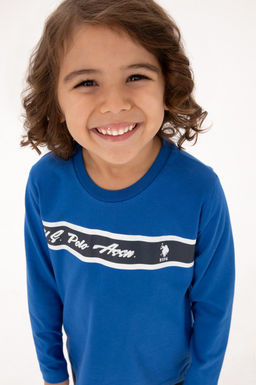 Erkek _ocuk Kobalt Mavi Pijama Tak_m_ Sepette S_rpriz _ndirim - U.s. polo assn фото 10