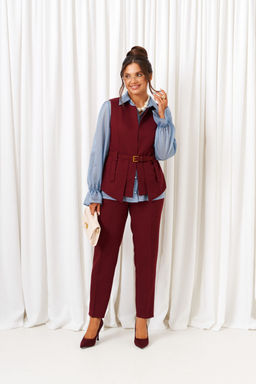 Костюм Beautiful Free 6440 марсала+голубой