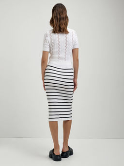 CONTE LDK 2336 Юбка женская white-black - Conte elegant фото 2