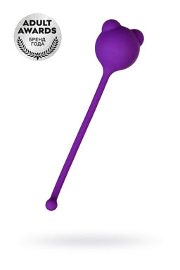 Вагинальный шарик A-Toys by TOYFA Tigo, силикон, фиолетовый, 12,4 см, 2,7 см
