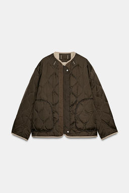 ZW COLLECTION REVERSIBLE QUILTED JACKET - Zara фото 18