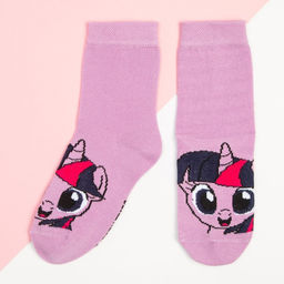 Носки для девочки «Искорка», My Little Pony, 18-20 см, цвет фиолетовый