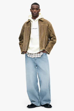 Sudadera estampada con capucha Loose Fit - H&m фото 7
