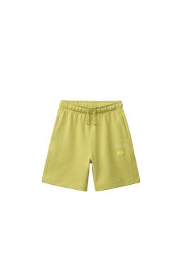 CONJUNTO CAMISETA Y BERMUDA INTERLOCK / Pistacho
