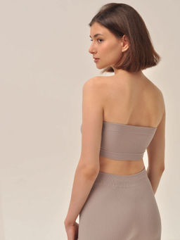 MY Топ женский BU105 TOP BANDEAU RIB(1/100)