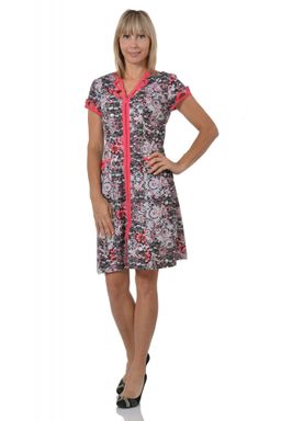 М0069-1 Халат женский кулирка бордо - АстраТекстиль фото 6