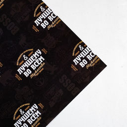 Цена за 10 шт. Бумага упаковочная глянцевая Лучшему во всём, 70?100 см