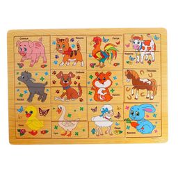 Пазл Домашние животные, 24 элемента - Лесная мастерская фото 7